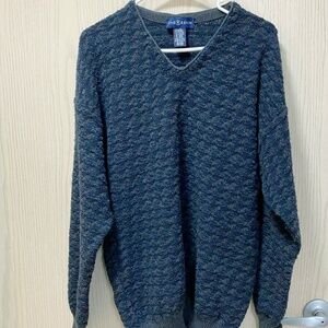 Vintage Chereskin Size XL Men’s Blue Pullover Sweater Made in Italy